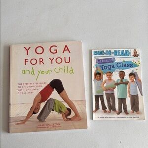 🏁 Yoga Book and Children's Yoga Book Set